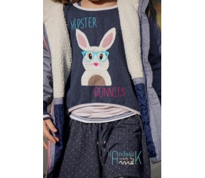Stickdatei - Hipster Bunnita